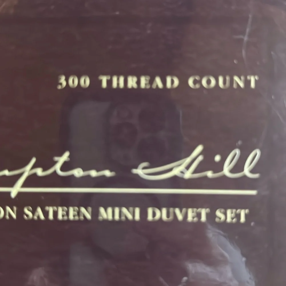 Hampton Hill mini duvet set - Queen duvet cover with 2 standard shams New